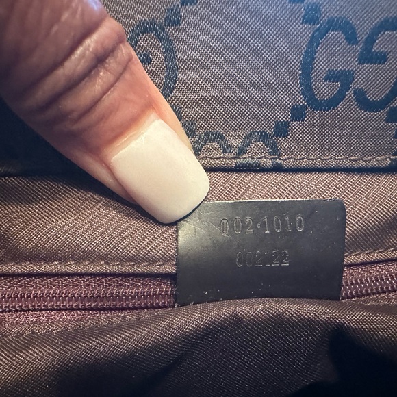 Authentic Gucci Bamboo Canvas Tote - Picture 9 of 16